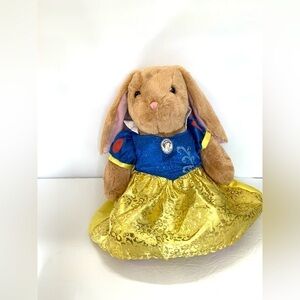 BAB Brown Tan Bunny Rabbit with Disney Snow White Dress